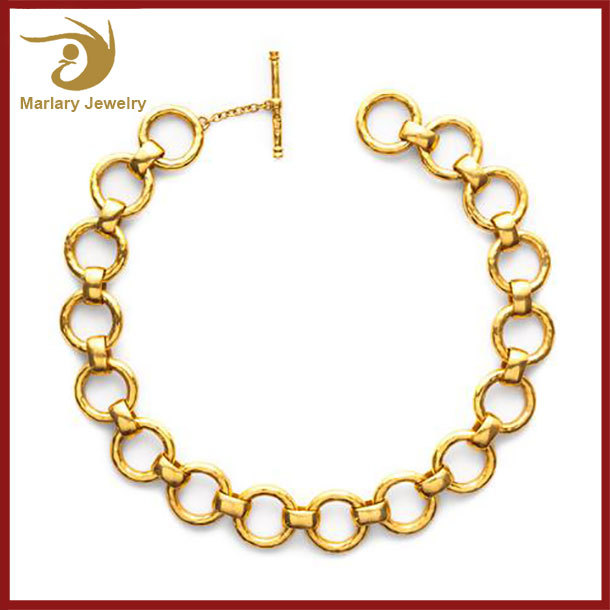 2017 Tour de Cou Déclaration Collier Bijoux Pour Les Femmes, dubaï Plaqué Or À La Mode En Gros En Acier Inoxydable Bijoux