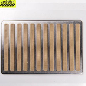 Estera del coche accesorios de acero inoxidable de silicona antideslizante 13cm 16cm 18cm talón <span class=keywords><strong>pad</strong></span> para estera del pie coche esteras para piso - Product Image 2