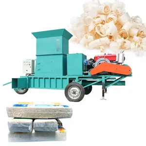 Full automatic hydraulic system wood sawdust wood shavings baler machine for sale