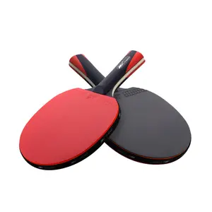Disesuaikan 2 Pcs Latihan Tenis Meja Raket Set Profesional Ping Pong Set dengan Case