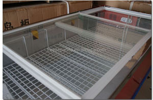 Thương Mại Ngang Siêu Thị Lạnh Kết Hợp Đảo Tủ Đông Máy Làm Lạnh Tủ Lạnh Showcase Đơn Vị Hiển Thị - Product Image 5