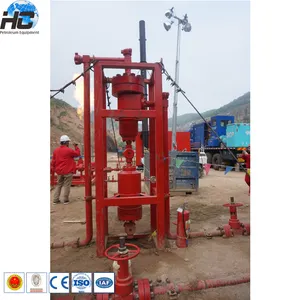 Oil and gas field well test sand desander / cyclone desander machine made in China