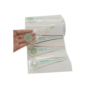 Custom Logo Printed Transparent Clear Hygienic Protection Vinyl Sticker For Swimwear