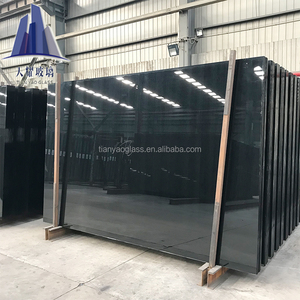 hot sale 4mm 2140*1650 Tinted black glass from <strong>qinhuangdao</strong> <strong>yaohua</strong> glass - Product Image 2