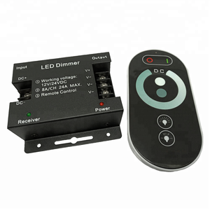 Công Tắc Điều Chỉnh Độ Sáng <span class=keywords><strong>LED</strong></span> Không Dây DC12-24V 24A, Bộ Điều Chỉnh Độ Sáng RF Với Điều Khiển Từ Xa Cảm Ứng Cho Dải Màu Đơn - Product Image 2