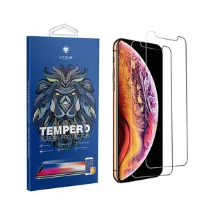 Điện thoại bảo vệ màn hình 2 túi cho iphone xr rõ ràng 0.33 mét 2.5d bảo vệ màn hình