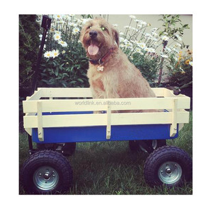 Chariot à quatre roues avec gros pied en bois, 1801T, - Product Image 2