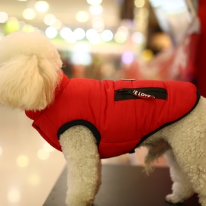 Abrigo de invierno personalizado de alta calidad para perros Patrón sólido Suministros para mascotas Diseño de dos patas Ropa para perros al por mayor - Product Image 5