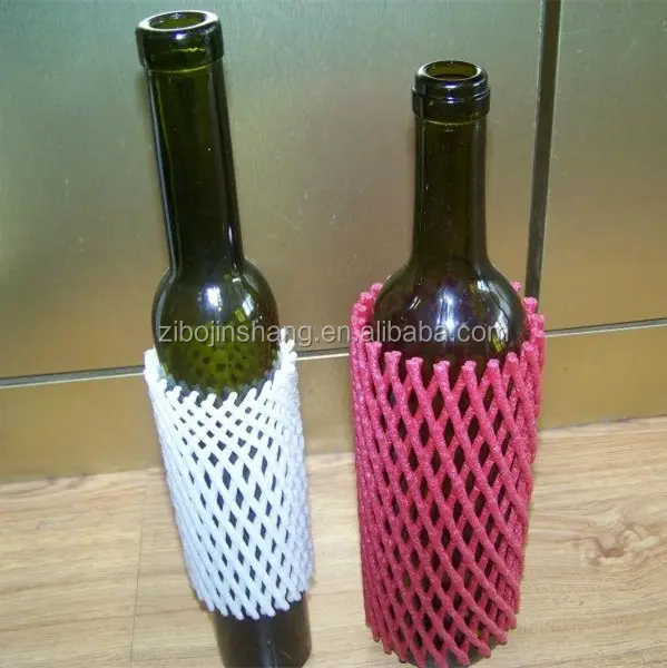 Colorful Glass bottle protective foam sleeve net