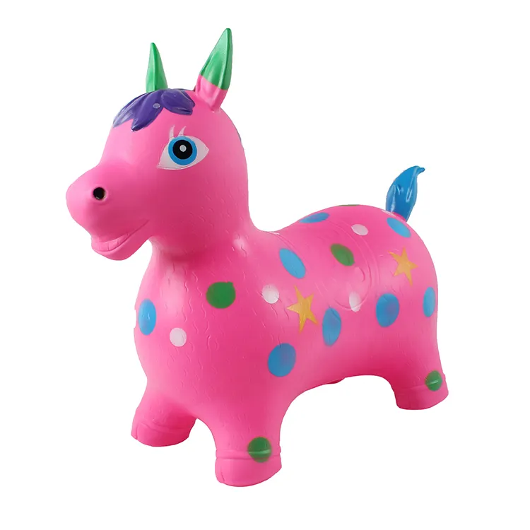 Прыгающая лошадь тренировочные игры для детей унисекс лошадь надувные игрушки со светом и сыновья прыгающие животные могут напечатать ваш логотип CN;ZHE