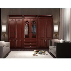 Top Selling Acrylic Wooden Bedroom Wardrobe Modern Sliding Door Fittings Designs Ideas For Indian