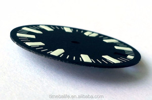 Mặt Đồng Hồ Tự Động BGW9 Siêu Sáng <span class=keywords><strong>8</strong></span> Giờ Độ Dày 0.20Mm In 3D Mặt Tráng Men Tùy Chỉnh Mặt Đồng Hồ - Product Image 2