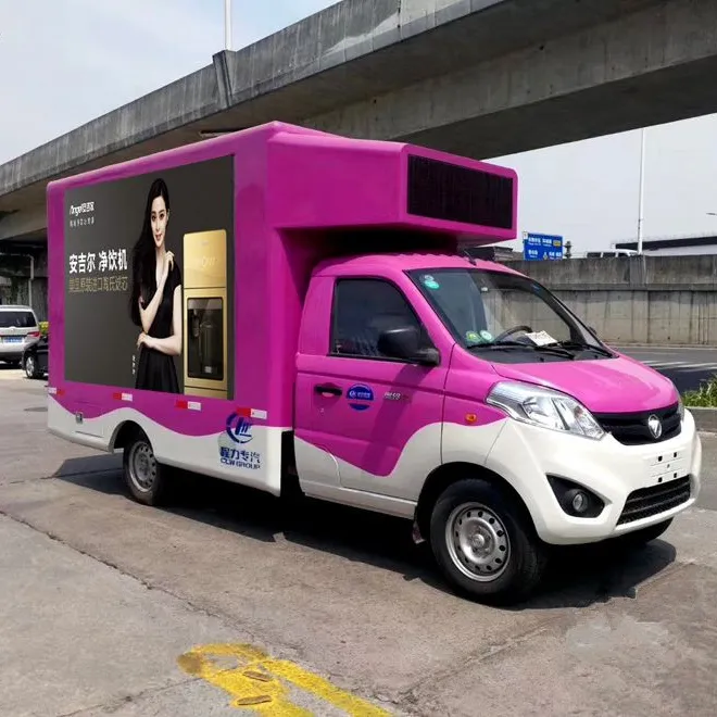 Promotional Event LED Advertising P3 Van Small Outdoor Mobile LED Display Truck