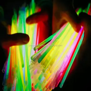 8 inch party supplies glow necklaces blue glow sticks for dance kids birthday party cycling camping 100pcs pack