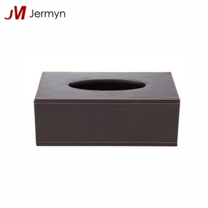 Haut de gamme De Luxe PU En Cuir Tissue Paper Box pour la Voiture du Ménage - Product Image 3