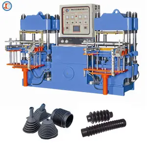 double work station high production capacity rubber hydraulic hot press machine for making auto rubber parts.