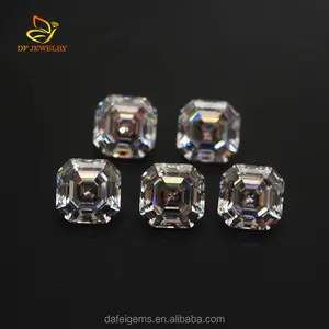 Fabriek Asscher Cut Cubic Zirkoon Voor Gouden Sieraden