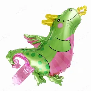高品质场合装饰和广告玩具使用充气男孩礼品箔恐龙形状气球