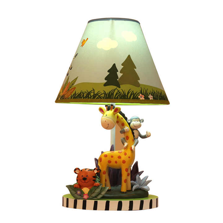 Kids' Rooms Safari Jungle Animals- Giraffe Lamp Nursery Lovely Cute ...
