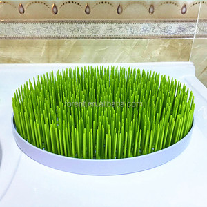 El mejor escurridor de platos para encimera, estante para platos de hierba, muelle seco, estante y estante apilable elegante - Product Image 1