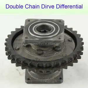 Doppel ketten antriebs differential