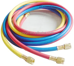 COOLSOUR Refrigerant Charging Hose For Manifold Gauge Freon R410 R22 R134a