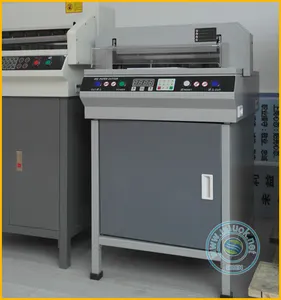 Sıcak satış 450vs elektrik kağıt kesici kullanılan polar 92 manuel küçük a4 boyutu kağıt kesme makinesi satılık