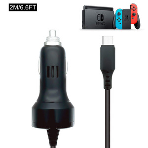 <span class=keywords><strong>Cargador</strong></span> <span class=keywords><strong>de</strong></span> Coche <span class=keywords><strong>de</strong></span> Alta Velocidad USB Tipo-C <span class=keywords><strong>de</strong></span> 5V 2.4A para <span class=keywords><strong>Nintendo</strong></span> <span class=keywords><strong>Switch</strong></span>, Adaptador <span class=keywords><strong>de</strong></span> Corriente <span class=keywords><strong>de</strong></span> Carga - Product Image 2