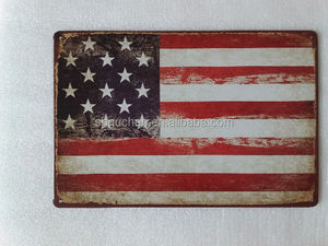 EE.UU. <span class=keywords><strong>Bandera</strong></span> del Vintage Cartel de chapa de Metal Cartel Del Arte Decoración Del Hogar House Cafe Bar signos - Product Image 1