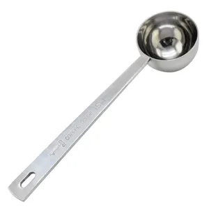 不锈钢勺1汤匙表测量勺不锈钢咖啡勺茶奶测量干燥和液体