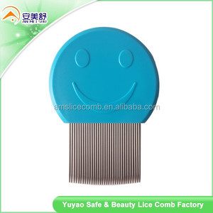 China plástico cabeza grande masaje peine para piojos liendres libres - Product Image 2
