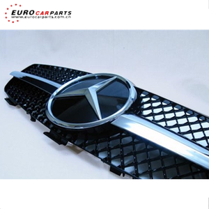 Auto Partie Calandre pour <span class=keywords><strong>MB</strong></span> 02 ~ CLK-CLASS <span class=keywords><strong>W209</strong></span> SL63 Look Style ABS Matériau Chrome - Product Image 5