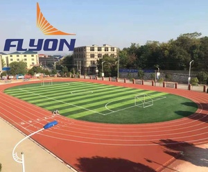 9-13mm Thickness Spray Coat Athletic Track and Running Track of Sport Surface Outdoor Rubber Running Track 8-10 Years SBR + EPDM - Product Image 4