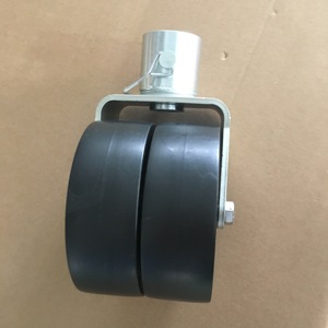 Nuova Ruota di Supporto in Plastica BULLDOG da 6 Pollici per Rimorchio - Capacità di Carico 2000 libbre - Product Image 1