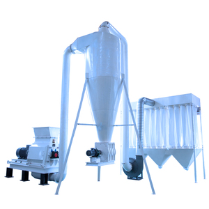 1 2 ton per good quality wood crusher <strong>hammer</strong> <strong>mill</strong> <strong>with</strong> <strong>cyclone</strong> hour factory used Rotex Master - Product Image 1