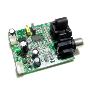 CS8416+CS4344 Digital Interface Module DAC Board 24-bit 192K Optical fiber coaxial input Stereo Audio Output for amp