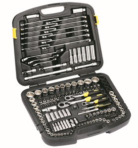 150pcs <span class=keywords><strong>1</strong></span>/4 "3/8" <span class=keywords><strong>1</strong></span>/<span class=keywords><strong>2</strong></span> "Dr Ổ cắm cờ lê Bộ công cụ kết hợp loạt - Product Image 1