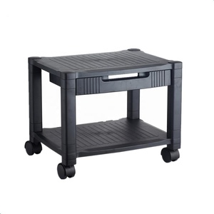 Home Office 2 Tiers Shelf <strong>Printer</strong> <strong>Stand</strong> Cart Machine <strong>Stand</strong> with Drawer - Product Image 2