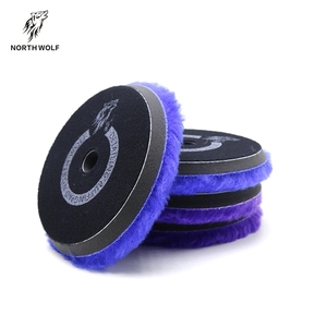 Tampon de polissage en laine véritable de 6 pouces <span class=keywords><strong>pour</strong></span> <span class=keywords><strong>polisseuse</strong></span> DA, matériau japonais <span class=keywords><strong>pour</strong></span> l'entretien automobile - Product Image 5