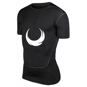 Nuevo estilo de moda de impresión de <span class=keywords><strong>la</strong></span> camiseta de t cómodo ajustada <span class=keywords><strong>gimnasio</strong></span> t camisa de <span class=keywords><strong>manga</strong></span> de <span class=keywords><strong>la</strong></span> camiseta para los hombres - Product Image 2