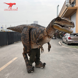 Costume de T-Rex robotique utilisé pour les vacances spéciales ou les parcs à dinosaures - Product Image 4
