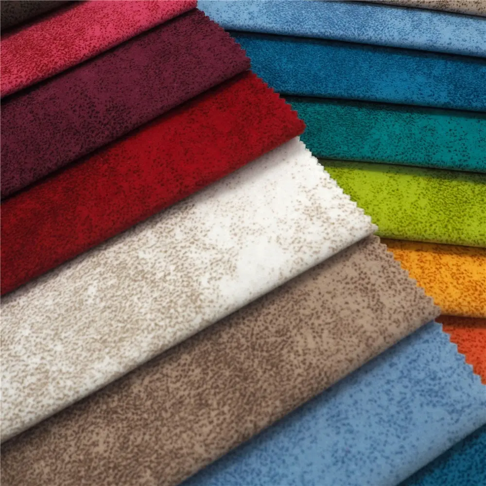 Polyester Stoff Großhandel bedruckte Stricks toff Velboa Sofa Material