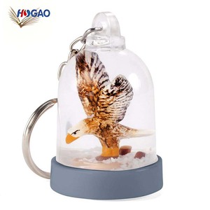 <span class=keywords><strong>Mini</strong></span> <span class=keywords><strong>globe</strong></span> de neige avec animal, pour sac à dos, porte-monnaie ou porte-clés, idée cadeau, amusant, OEM, vente en gros - Product Image 2