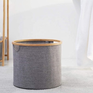 almacenamiento de casa de madera lavandería cesta de almacenamiento de <span class=keywords><strong>ropa</strong></span> de baño de la casa de los organizadores - Product Image 6