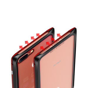 Ốp Lưng Vuông Hút Từ Tính Bảo Vệ Toàn Diện <span class=keywords><strong>360</strong></span> Độ Cho <span class=keywords><strong>iPhone</strong></span> X <span class=keywords><strong>7</strong></span>/8 Plus Mặt Sau Bằng Kính Cường Lực 9H - Product Image 5