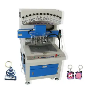 Best Soft 3D Pvc Plastic Silicone Rubber keychain making machine mquina para hacer llaveros