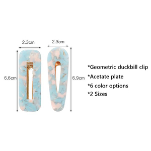Clips de pelode estilo japonés para niñas con forma de gota de agua, horquillas para el cabello, horquillas para el cabello, <span class=keywords><strong>pi</strong></span> - Product Image 3