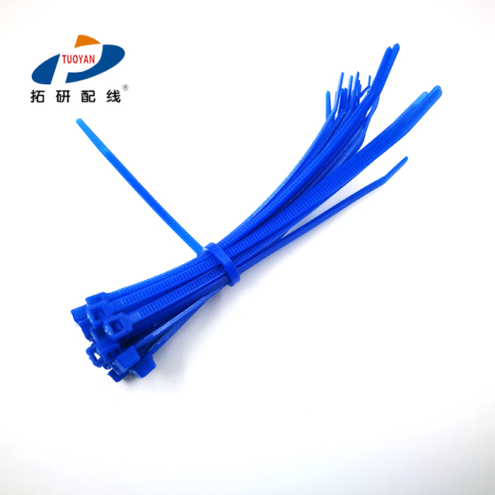 Высококачественный цветной черный самоблокирующийся пластиковый нейлоновый хомут на заказ