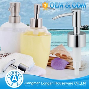 Factory Custom Matte Kosmetik Handpresse Handbuch Zink legierung 24Mm Handsp ender Behälter Lotion Pumpe Für Pink Lotion <span class=keywords><strong>Pump</strong></span> Flasche
