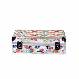 Cassa del treno della signora trucco <span class=keywords><strong>porta</strong></span> <span class=keywords><strong>gioielli</strong></span> cosmetici in PVC custodia con specchio in alluminio <span class=keywords><strong>porta</strong></span> spazzola - Product Image 4
